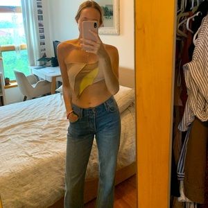 Vrg girl one shoulder top